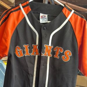 MLB Black and Orange Giants Jersey